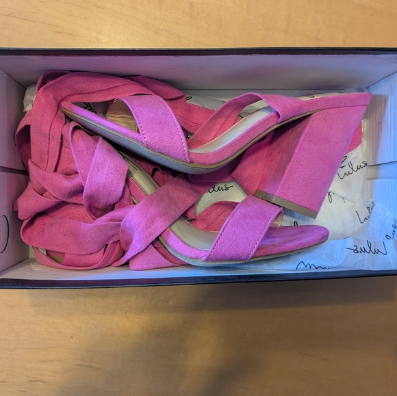 Lulus Alta Orchid Shoes | Women's 6.5 - Picture 2 of 5